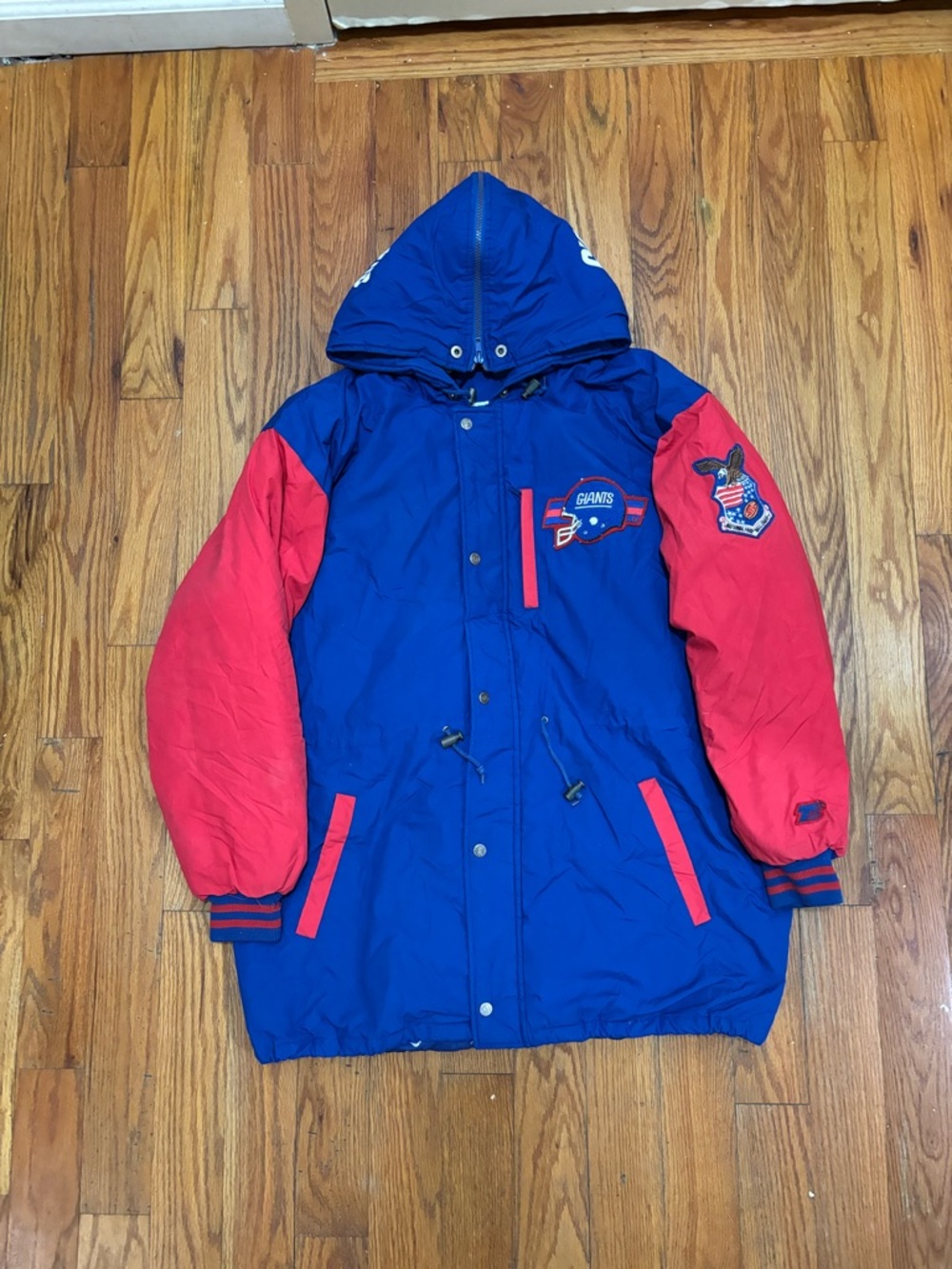 Vintage New York Giants Triple Fat Goose Jacket Mens